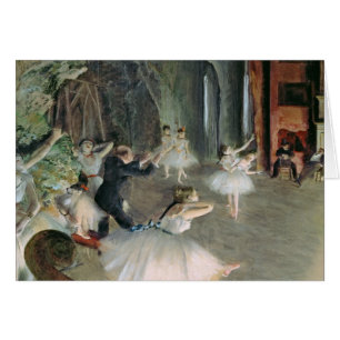 Edgar entgasen die Probe des Balletts auf Bühne
