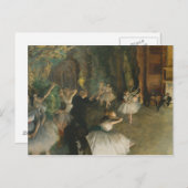 Edgar entgasen - die Probe des Onstage Balletts Postkarte (Vorne/Hinten)