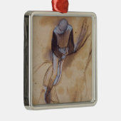 Edgar entgasen | Jockey gebogenes Ornament Aus Metall (Rechts)