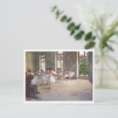 Edgar entgasen - Öl der Ballett-Proben-Klasse 1873 Postkarte (Stehend Vorderseite)