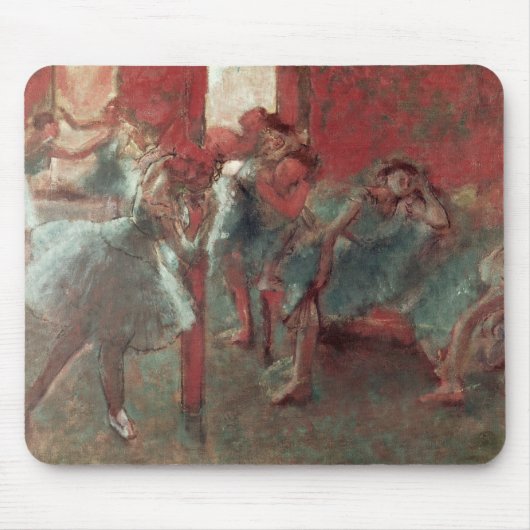 Edgar entgasen | Tänzer an Probe, 1895-98 Mousepad (Vorne)