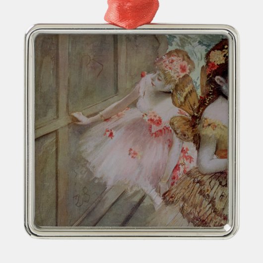 Edgar entgasen | Tänzer gegen eine Bühneebene, Ornament Aus Metall (Vorne)