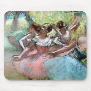 Edgar entgasen   vier Ballerinen auf der Bühne Mousepad