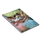 Edgar entgasen | vier Ballerinen auf der Bühne Notizblock (Rechte Seite)