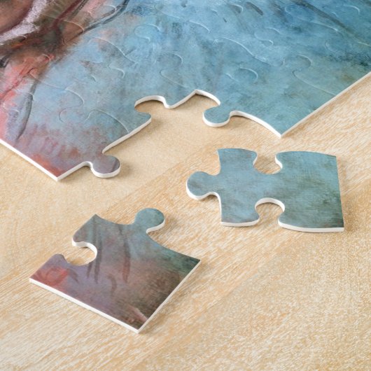 Edgar entgasen | vier Ballerinen auf der Bühne Puzzle (Seite)