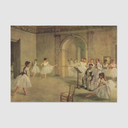 Edgar Germain Hilaire Degas-Decoup Seidenpapier (Vorderseite)