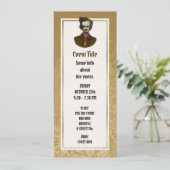 Edgar mit Gold Bug Einladung (Stehend Vorderseite)