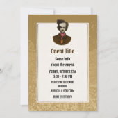 Edgar mit Gold Bug Einladung (Vorderseite)