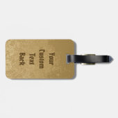 Edgar mit Gold Bug Gepäckanhänger (Rückseite horizontal)