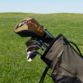 Edgar mit Gold Bug Golf Headcover (In SItu)