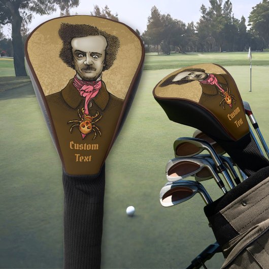 Edgar mit Gold Bug Golf Headcover