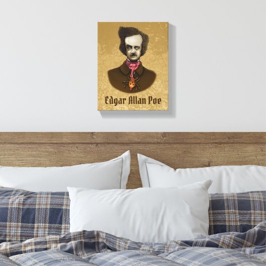 Edgar mit Gold Bug Leinwanddruck (Insitu (Schlafzimmer))