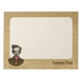 Edgar mit Gold Bug Notizblock (Vorderseite)