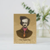 Edgar mit Gold Bug Postkarte (Stehend Vorderseite)