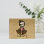 Edgar mit Gold Bug Postkarte (Stehend Vorderseite)