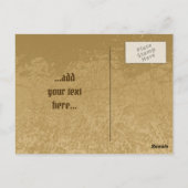 Edgar mit Gold Bug Postkarte (Rückseite)