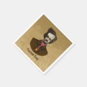 Edgar mit Gold Bug Serviette (Ecke)