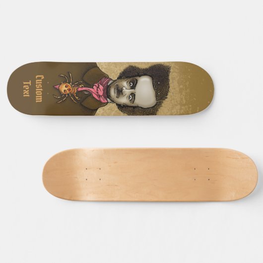 Edgar mit Gold Bug Skateboard (Horizontal)