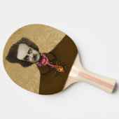 Edgar mit Gold Bug Tischtennis Schläger (Seitenansicht)