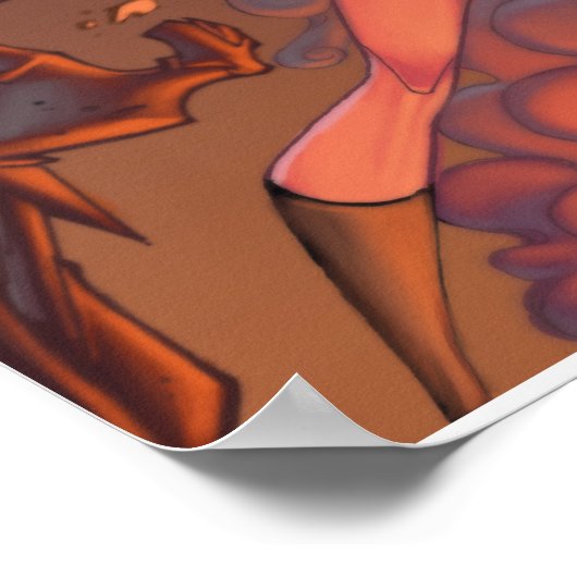 Edgar N Vective: Paranormal Detective Poster (Ecke)