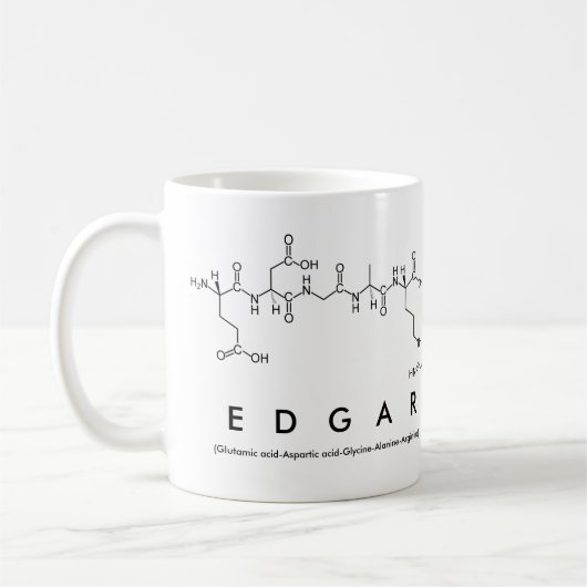 Edgar Peptidname Tasse (Links)