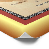 Edgar ~Piccini ~ Lyrical Drama by F. Fountana ~ Poster (Ecke)