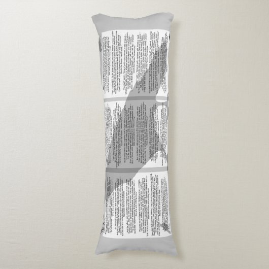 Edgar Poe The Raven Seitenschläferkissen (Vorderseite Vertikal)