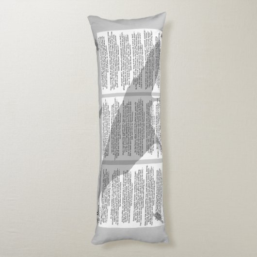 Edgar Poe The Raven Seitenschläferkissen (Rückseite (Vertikal))