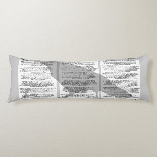 Edgar Poe The Raven Seitenschläferkissen (Vorderseite)