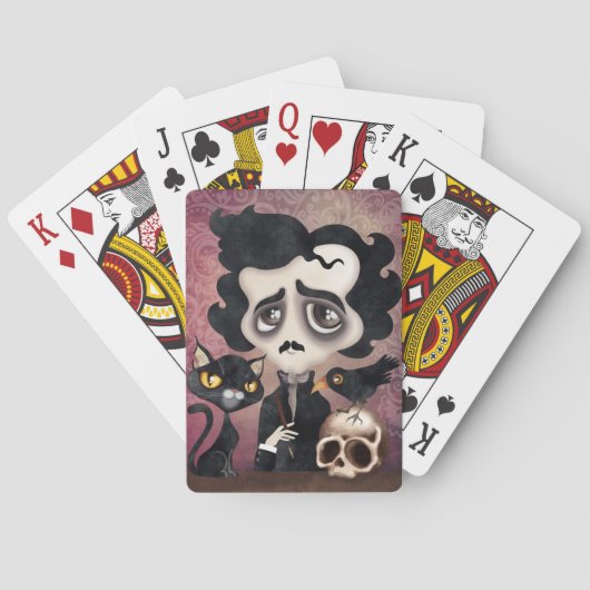 Edgar Poet Spielkarten (Rückseite)