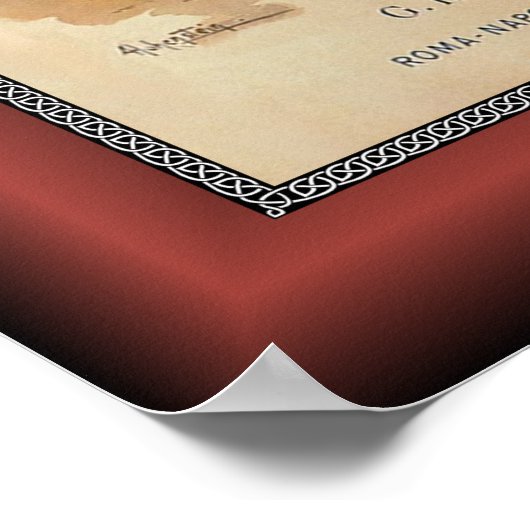 Edgar ~ Puccini ~ Lyrical Drama by F. Fountana ~ Poster (Ecke)