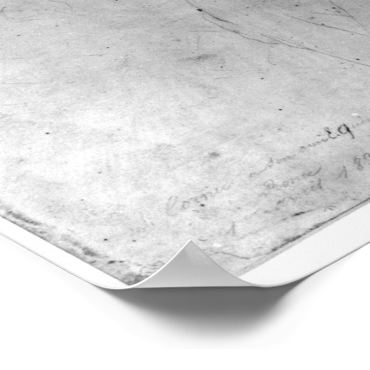 Edgar Quinet, 1833 Poster (Ecke)