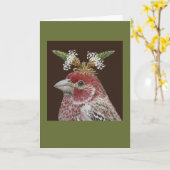 Edgar the House Finish Card Karte (Gelbe Blume)