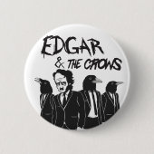 Edgar u. die Krähen Button (Vorderseite)