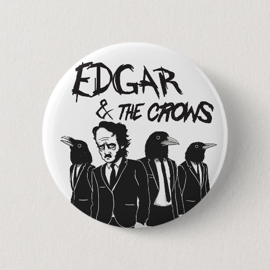 Edgar u. die Krähen Button (Vorderseite)