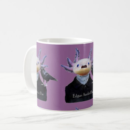 EdgarAxolotlpoe-Tasse Kaffeetasse (Vorderseite Links)