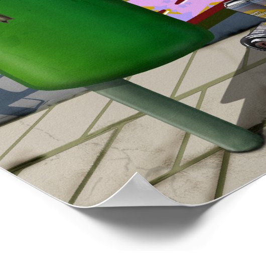 Edgars first masterpiece poster (Ecke)