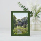 Edgartown Church Summer Garden Custom Postkarten (Stehend Vorderseite)