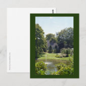 Edgartown Church Summer Garden Custom Postkarten (Vorne/Hinten)