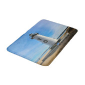 Edgartown Harbor Lighthouse, MA Bath Mat Badematte (Schrägansicht)