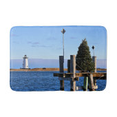 Edgartown Harbor Lighthouse, MA Bath Mat Badematte (Vorderseite)