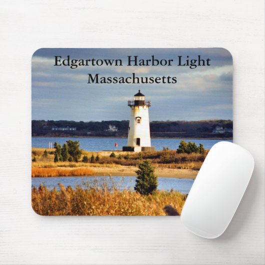 Edgartown Harbour Light, Massachusetts Mousepad (Mit Mouse)