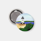 Edgartown Harbour Lighthouse Magnet Geschenke (Vorderseite/Rückseite)