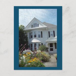 Edgartown Hotel Summer Garden Custom Postkarten