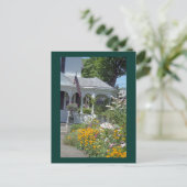 Edgartown Hotel Summer Garden Custom Postkarten (Stehend Vorderseite)