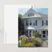 Edgartown Hotel Summer Garden Custom Postkarten (Vorne/Hinten)