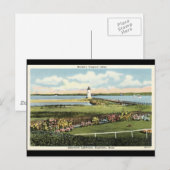 Edgartown Leuchtturm Martha's Vineyard c1925 Postkarte (Vorne/Hinten)