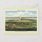 Edgartown Lighthouse Martha's Vineyard c1925 Postc Postkarte (Vorderseite)