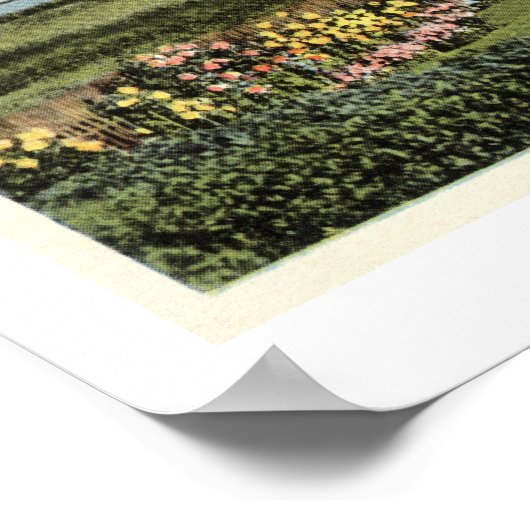 Edgartown Lighthouse Martha's Vineyard c1925 Poster (Ecke)