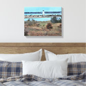 Edgartown Lighthouse, Martha's Vineyard MA Leinwanddruck (Insitu (Schlafzimmer))
